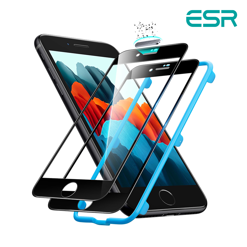 ESR 아이폰SE3/SE2/8 풀커버 강화유리 아머라이트 1팩