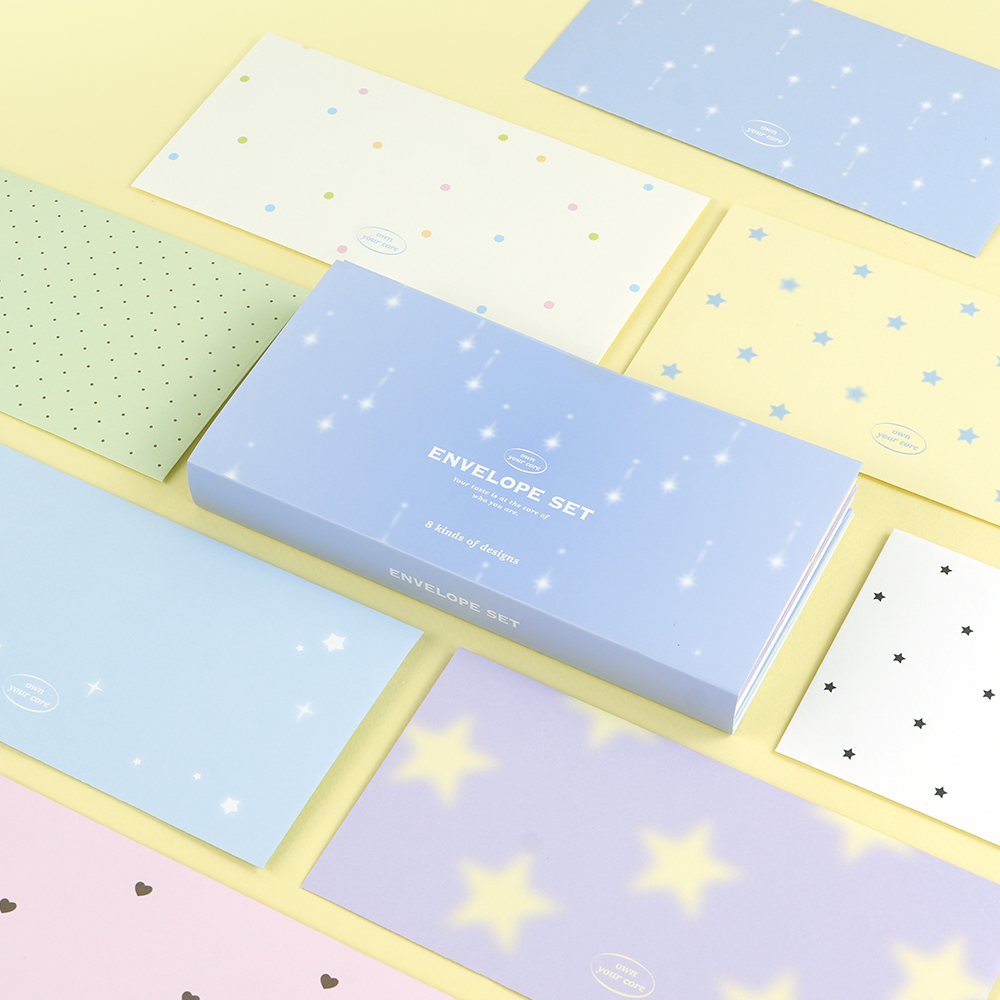 핑크풋 위시 가로봉투세트