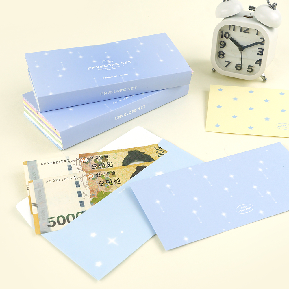 핑크풋 위시 가로봉투세트 0003