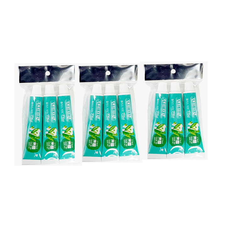 POOM | 덴트프로 PLUS 치약 50g 3개입x3세트 0231 덴트프로 PLUS 치약 50g 3개입x3세트 0231