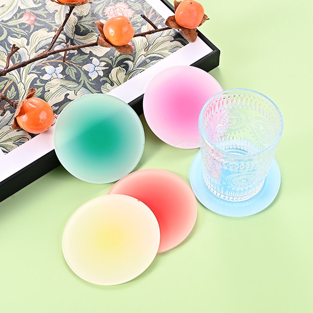 컬러 아크릴 티코스터 1개(색상 택1)