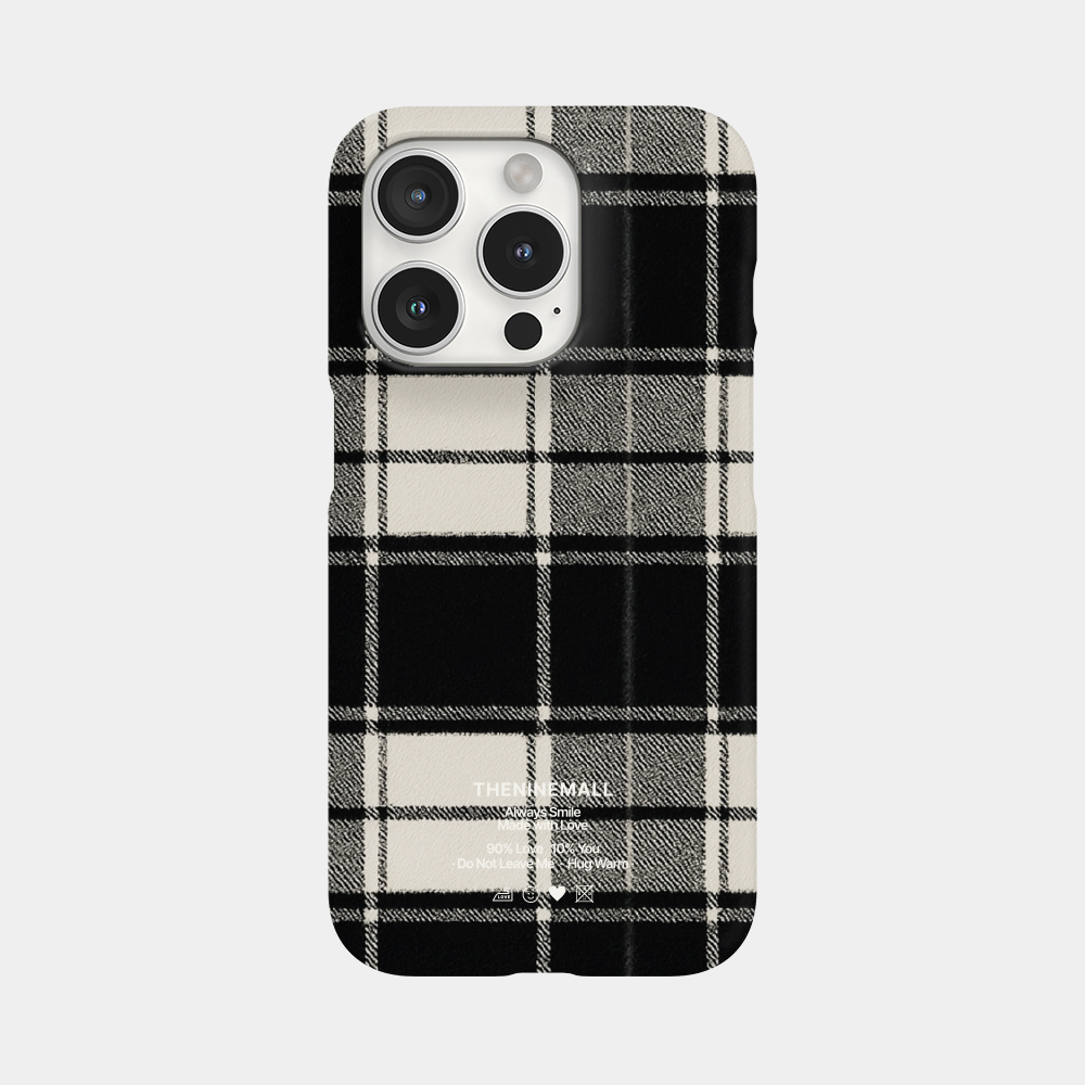 vintage check scarf [하드 폰케이스] 0005