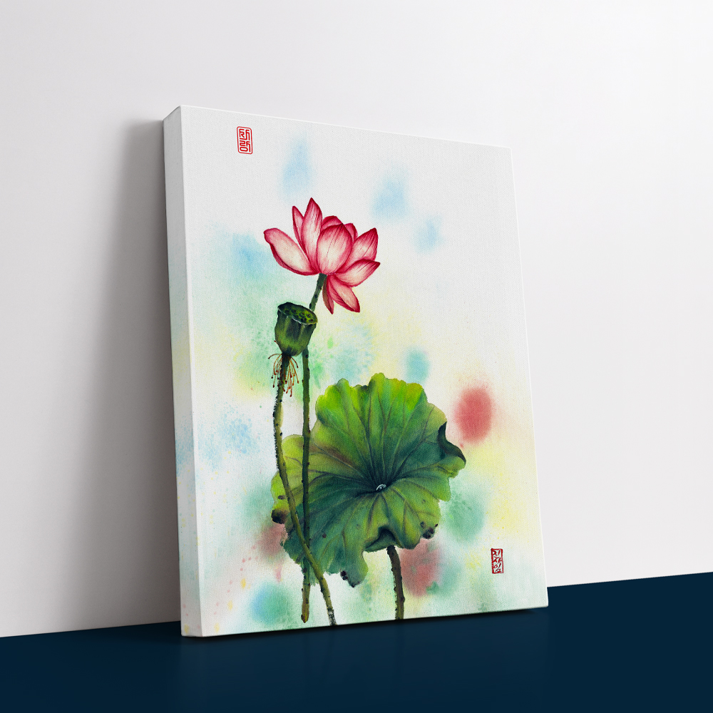 POOM | [K-Miracle] 연꽃 인테리어 그림 액자 사랑 [K-Miracle] 연꽃 인테리어 그림 액자 사랑