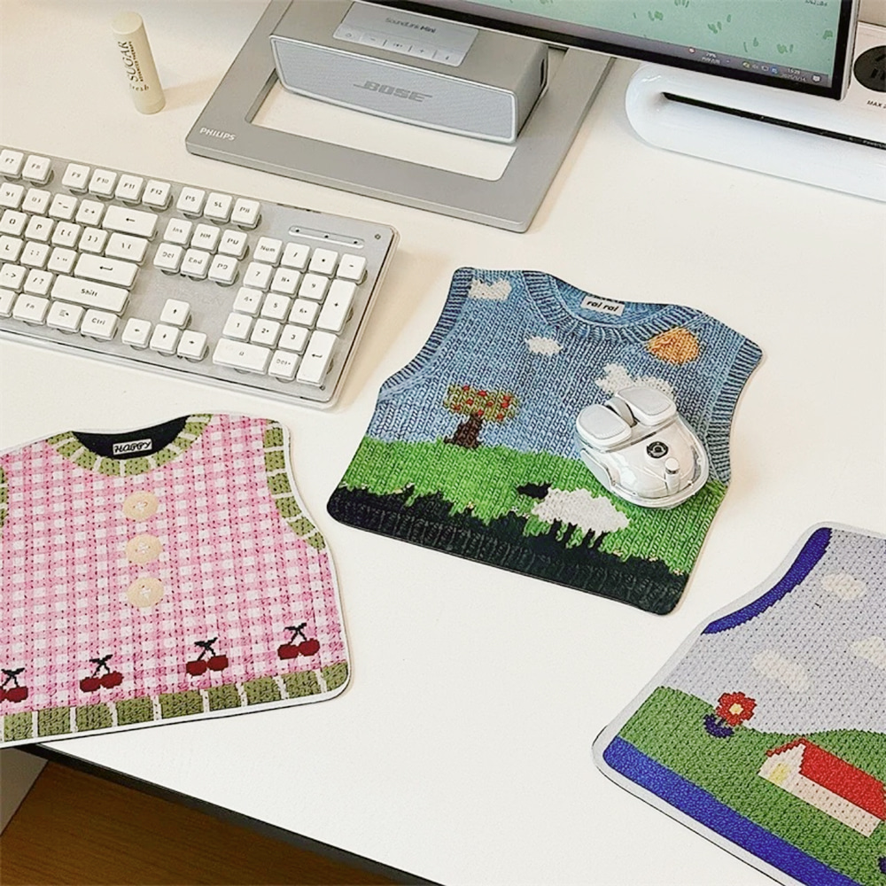 귀여운 니트모양 마우스패드  ver2.0