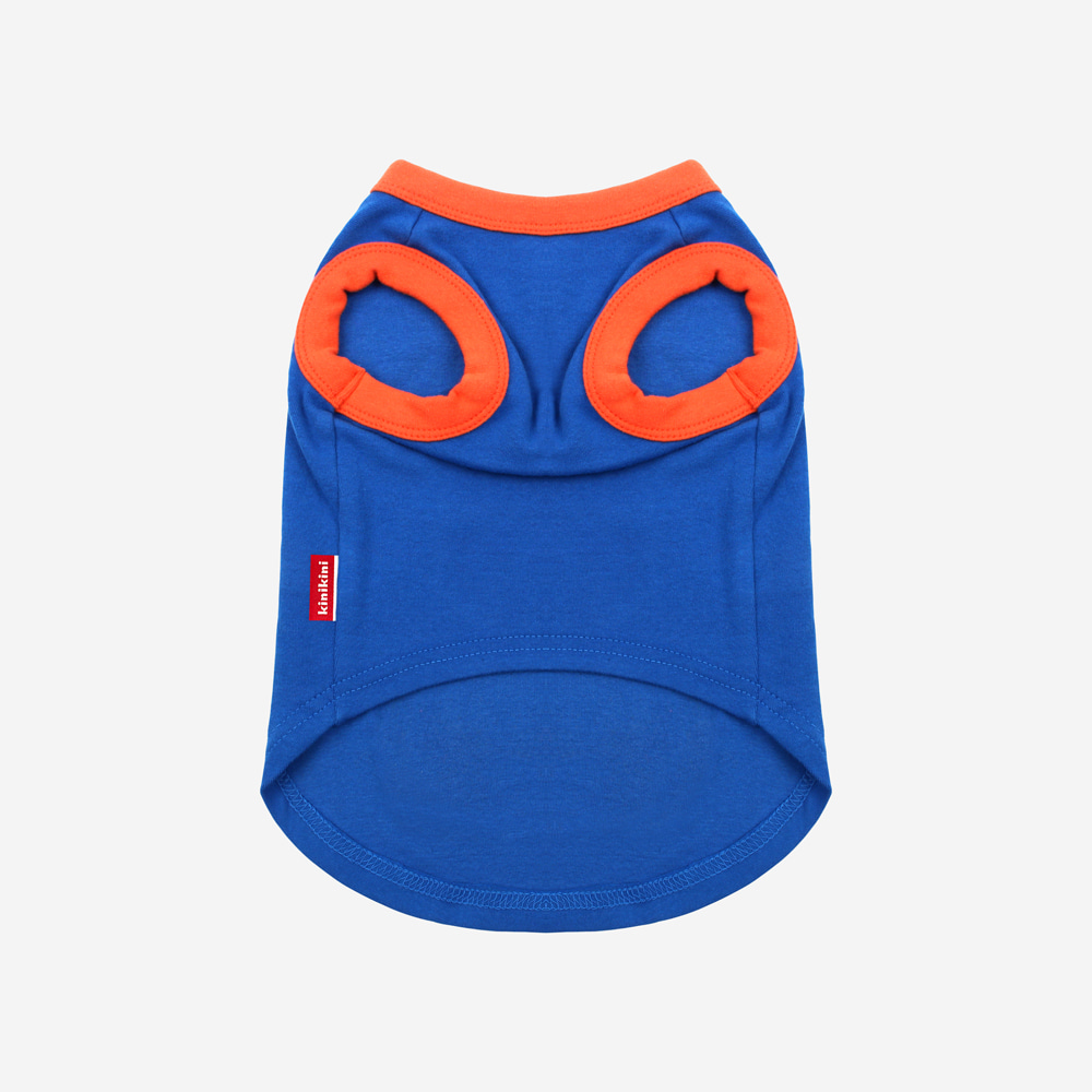 [키니키니X어프어프]CHERRY COVY SLEEVELESS-BLUE(슬리브) 0004