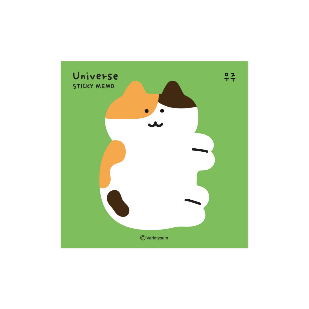 [버숨] 고양이 스티키 메모_우주
