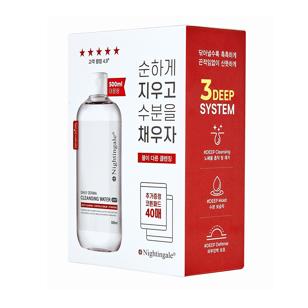 아트박스/잎스 나이팅게일 데일리 더마 딥 클렌징워터 500ml