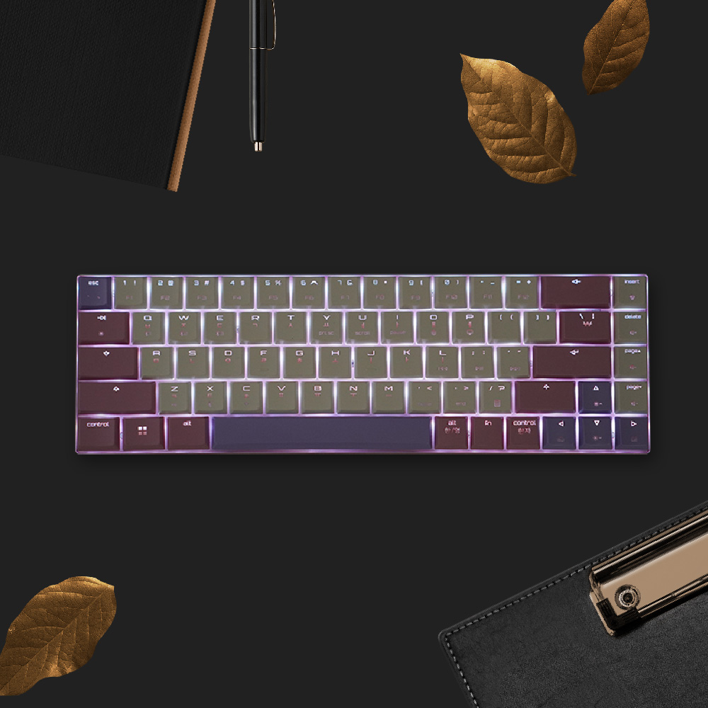체리키보드 MX LP6.1 RGB 퍼플핑크 초슬림 블루투스