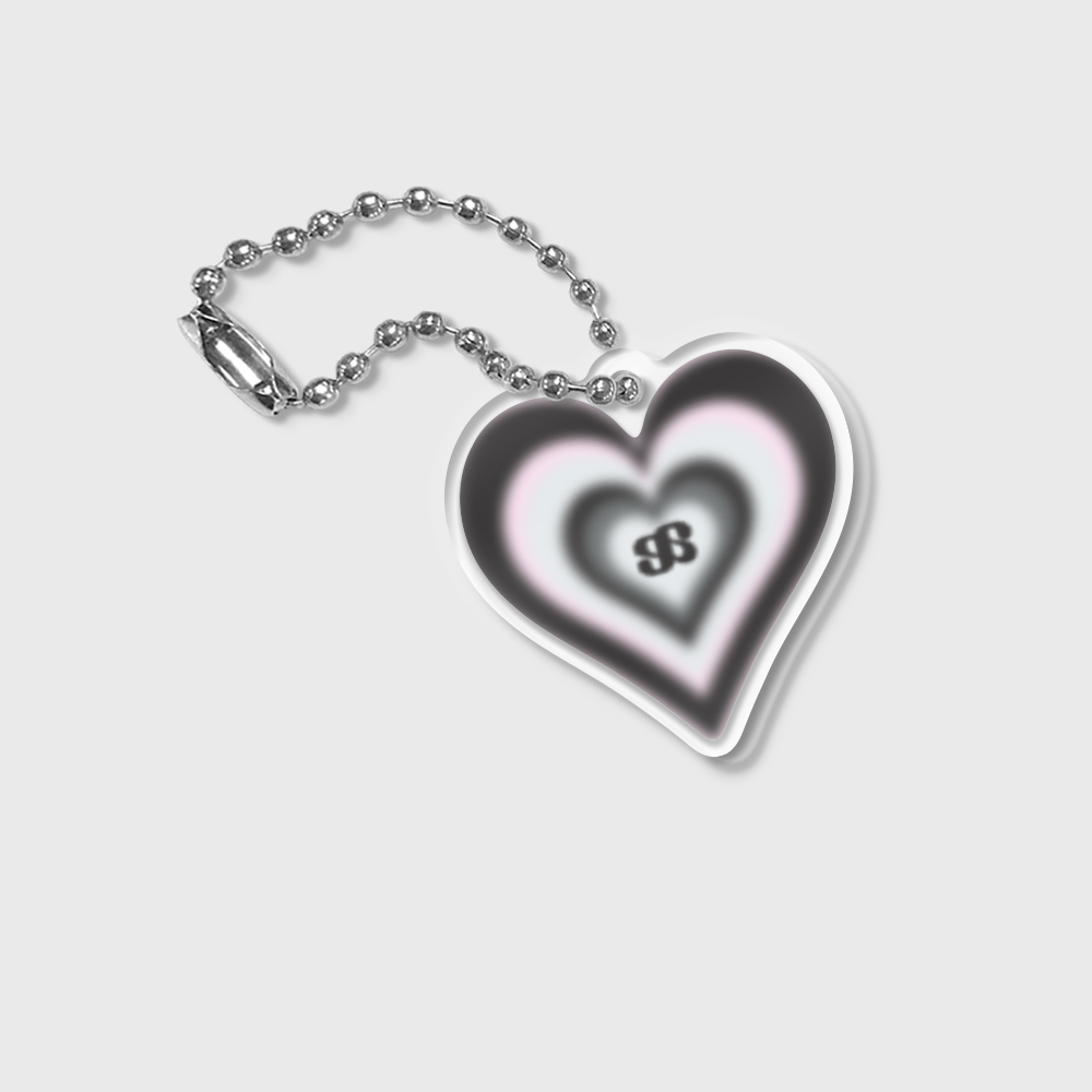 선셋 하트 아크릴 키링-6Colors 가방 폰꾸미기 0003