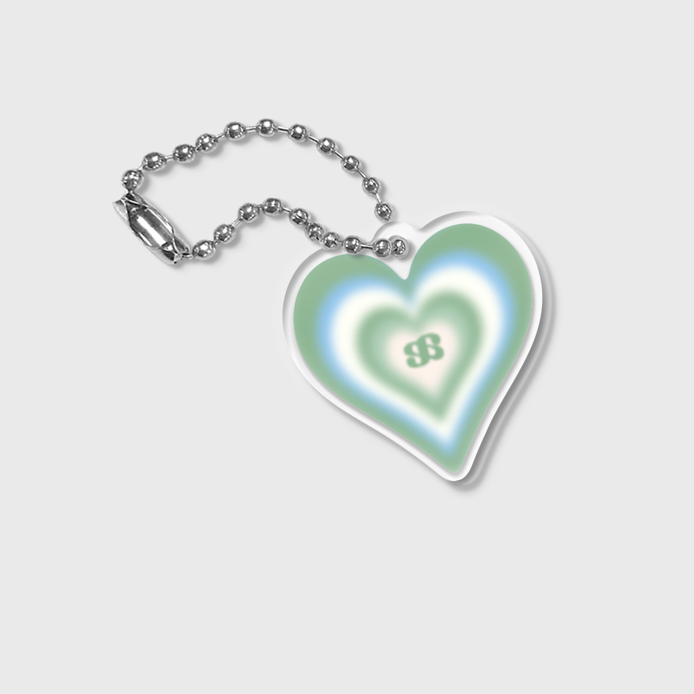 선셋 하트 아크릴 키링-6Colors 가방 폰꾸미기 0004